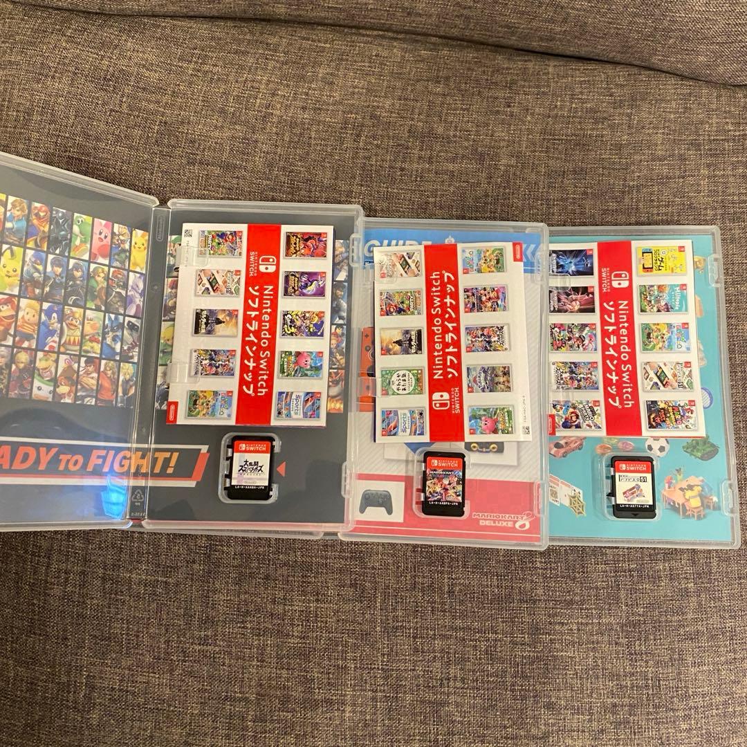 Switchソフトスマブラ Switchソフトマリオカート まとめ売り