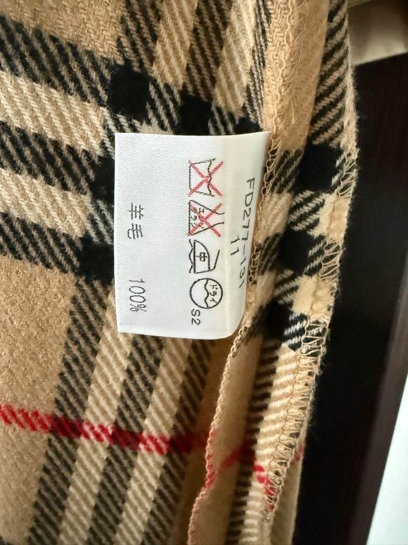 【美品】バーバリー　ステンカラーコート ライナー付　ベルト付　ノバチェック 11