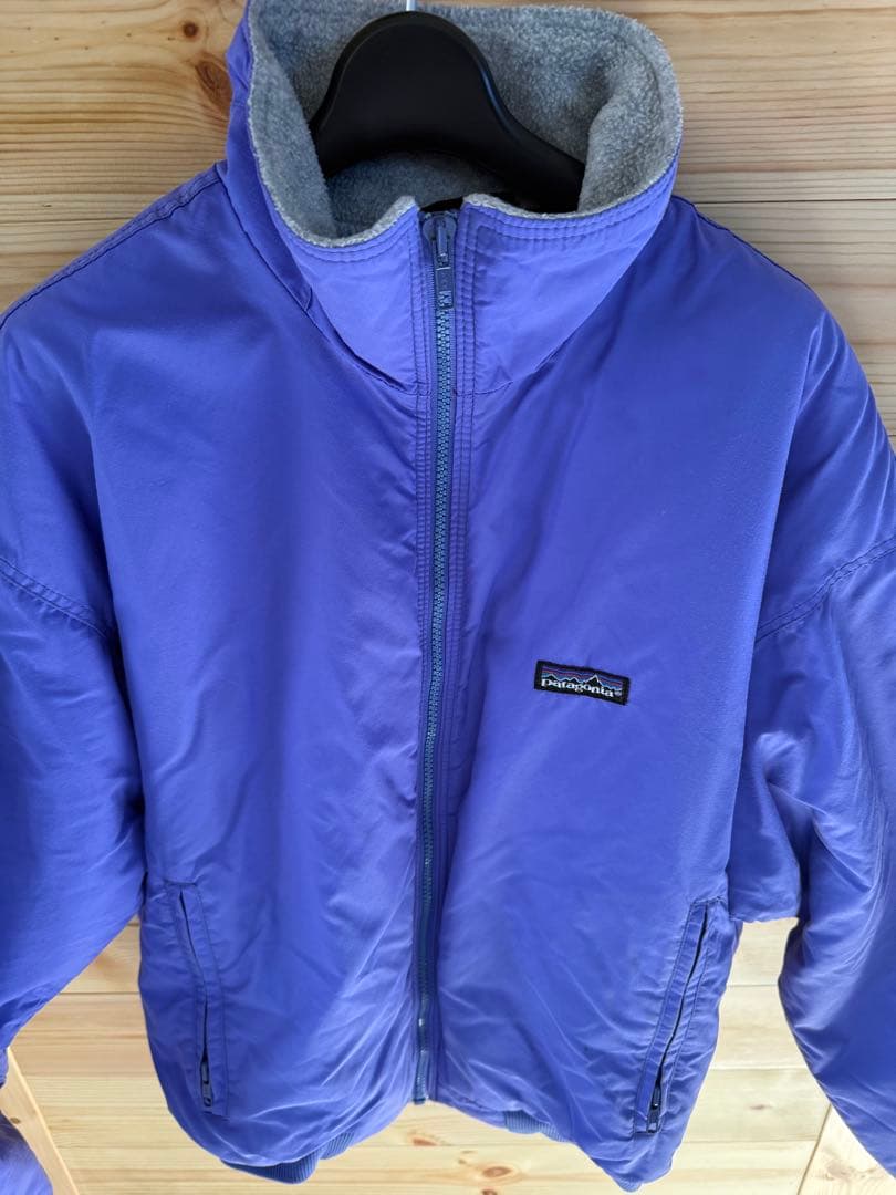 USA製 パープル ヘザーグレー patagonia シェルドシンチラ