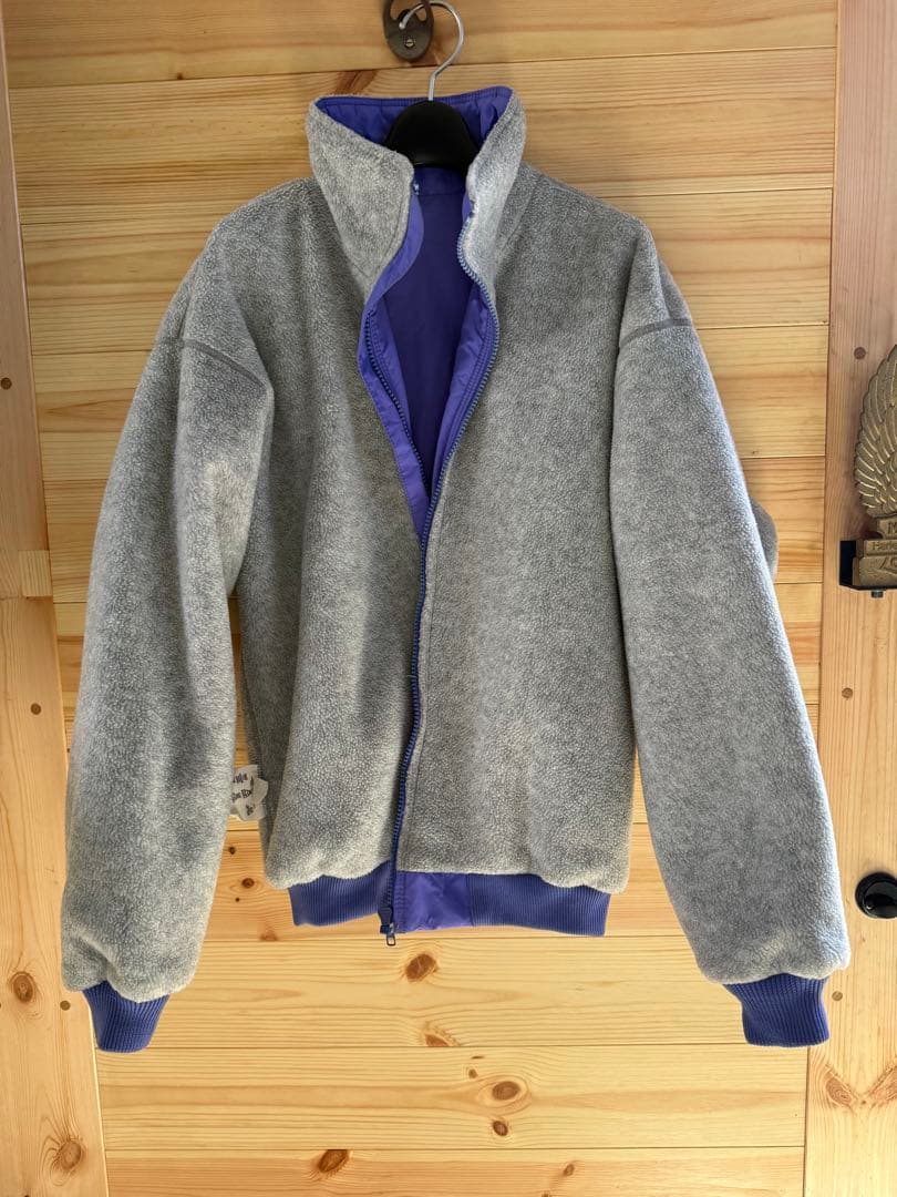 USA製 パープル ヘザーグレー patagonia シェルドシンチラ
