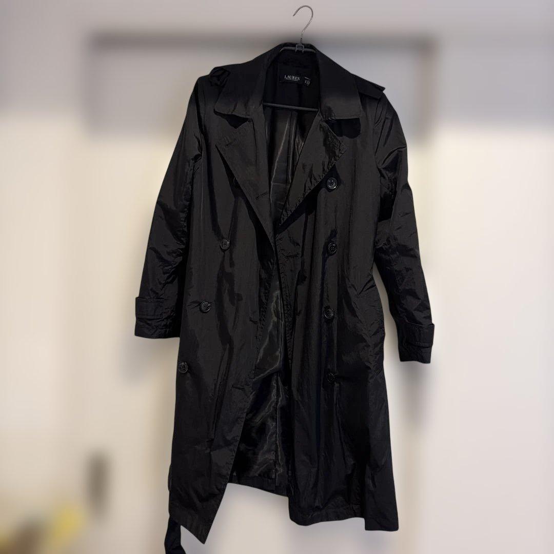 LAUREN RALPH LAUREN ブラックトレンチコート
