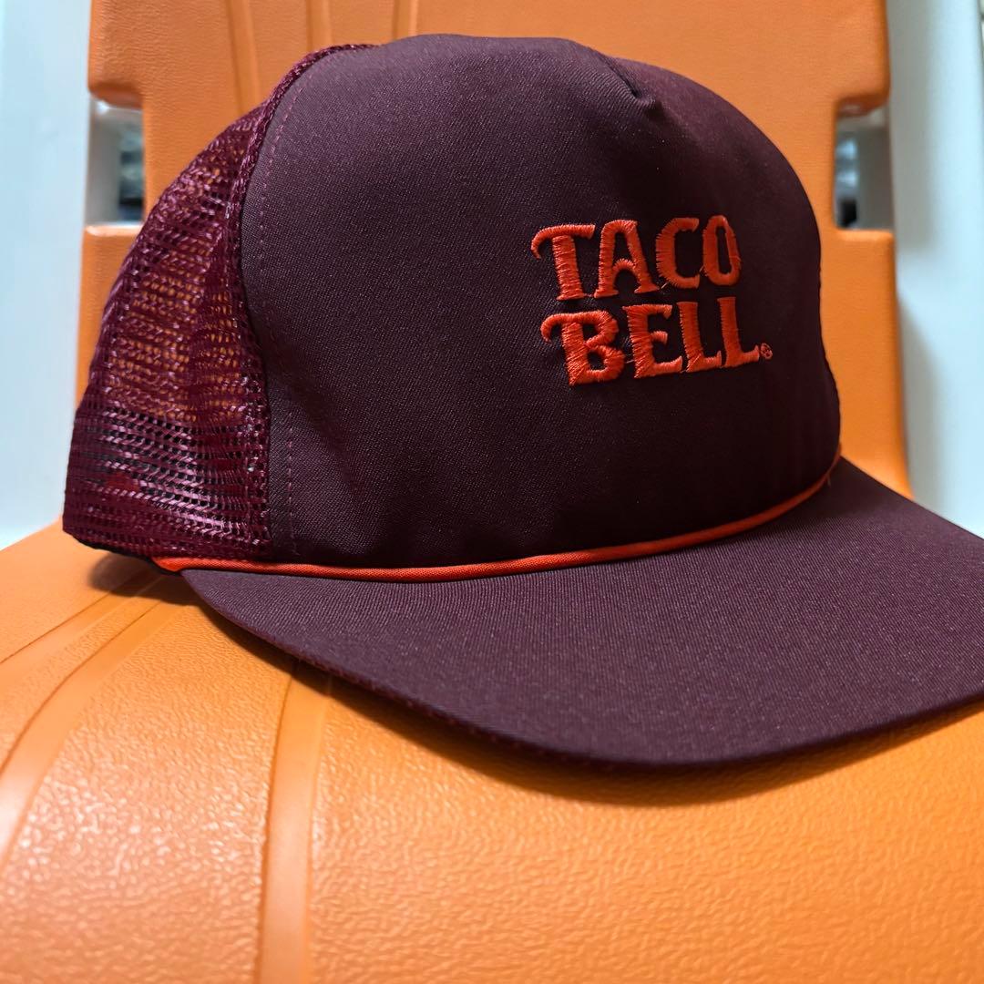 アメリカ製 80-90s デッドTACOBELL トラッカーキャップ タコベル