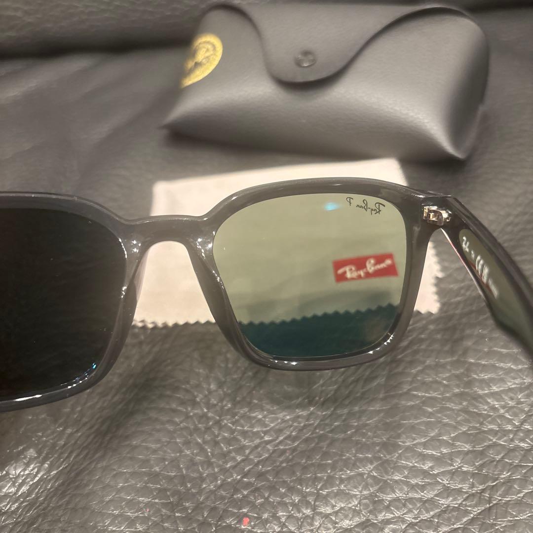 レイバン 上位版 偏光RayBan RB4392D-6019A ダークグリーン