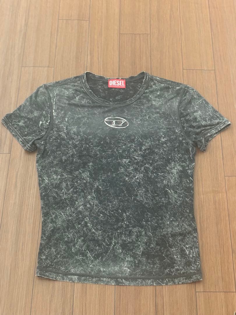 DIESEL 美品　黒　スモーキー　グラデーション　Tシャツ 半袖　Sサイズ