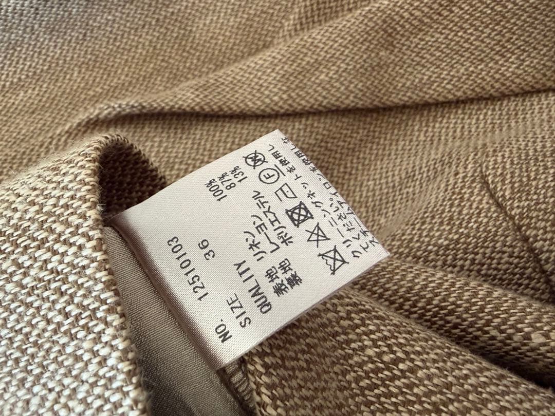 【新品】todayful Boyfriend Linen Jacket 36
