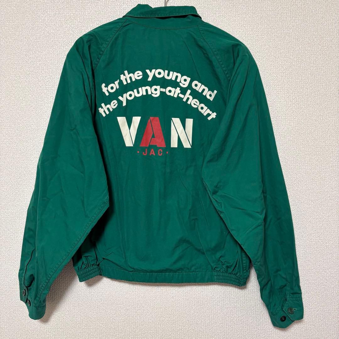 VAN ヴァン ヴィンテージ スイングトップ チェック裏地 バックプリント