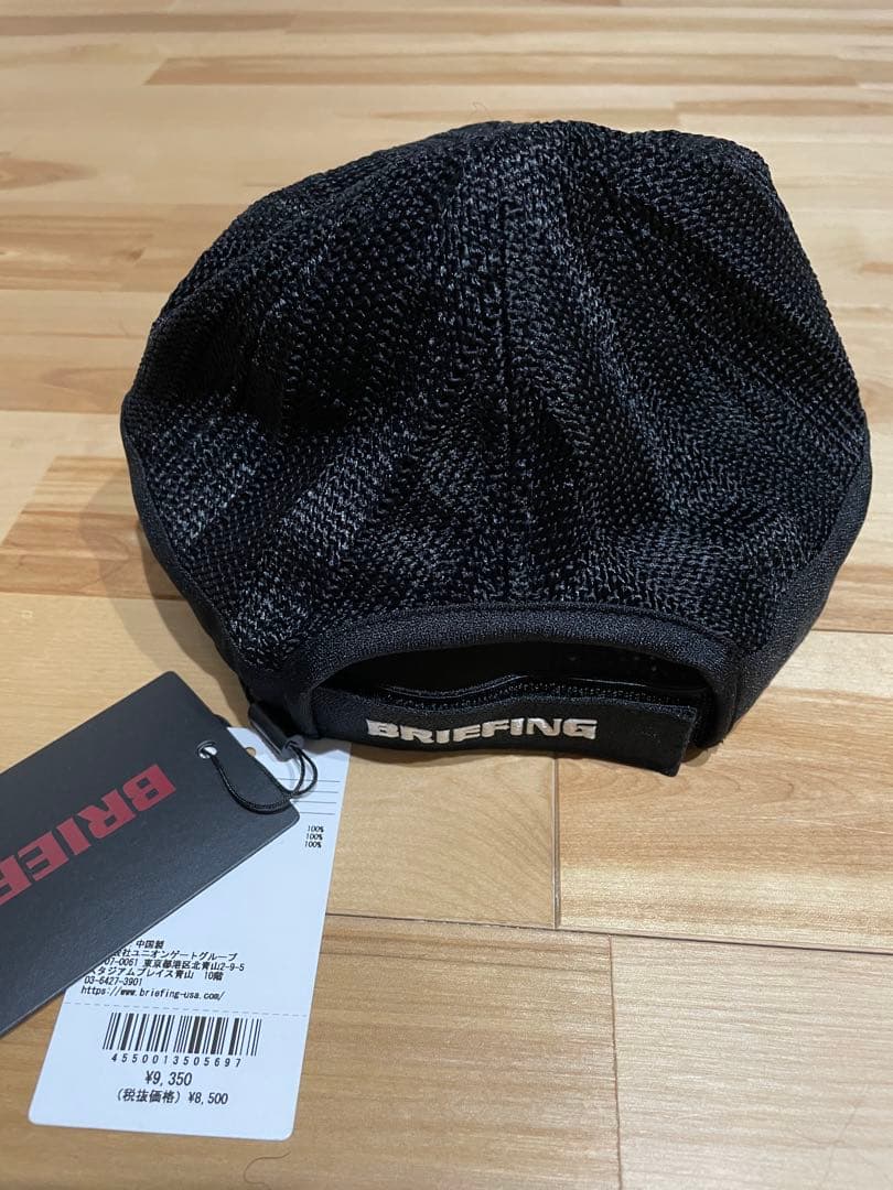 ブリーフィング BRIEFING MEN’S STRAW CAP ブラック