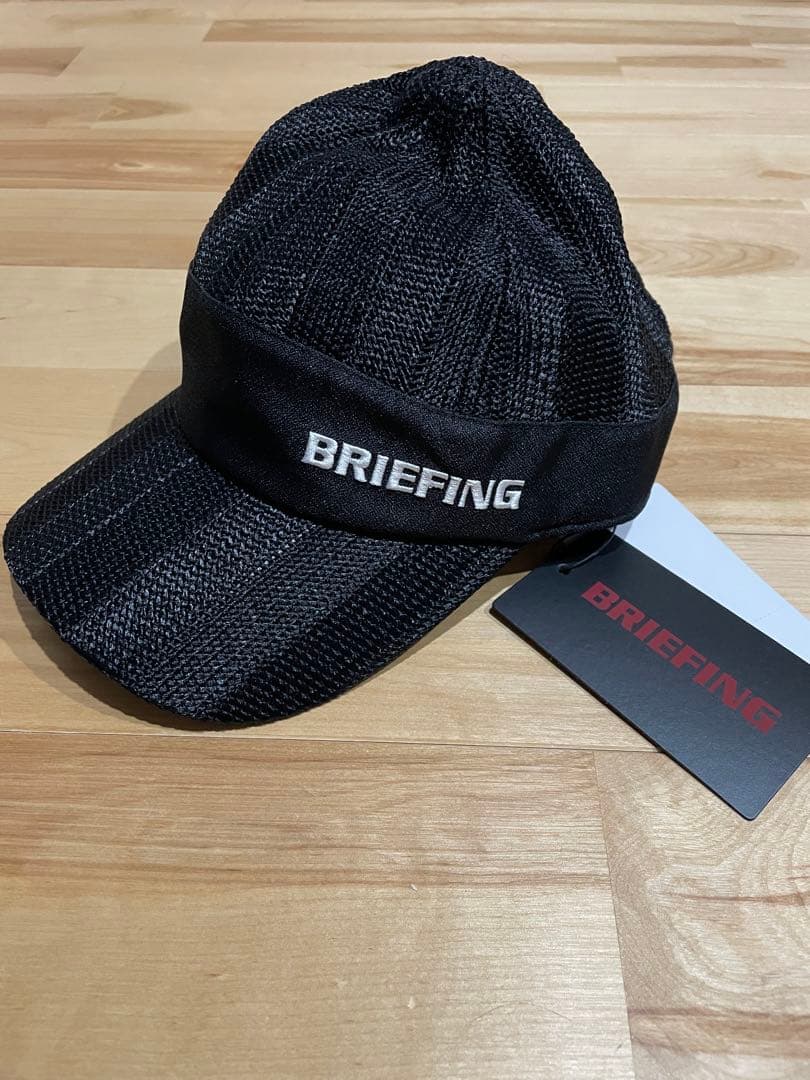 ブリーフィング BRIEFING MEN’S STRAW CAP ブラック