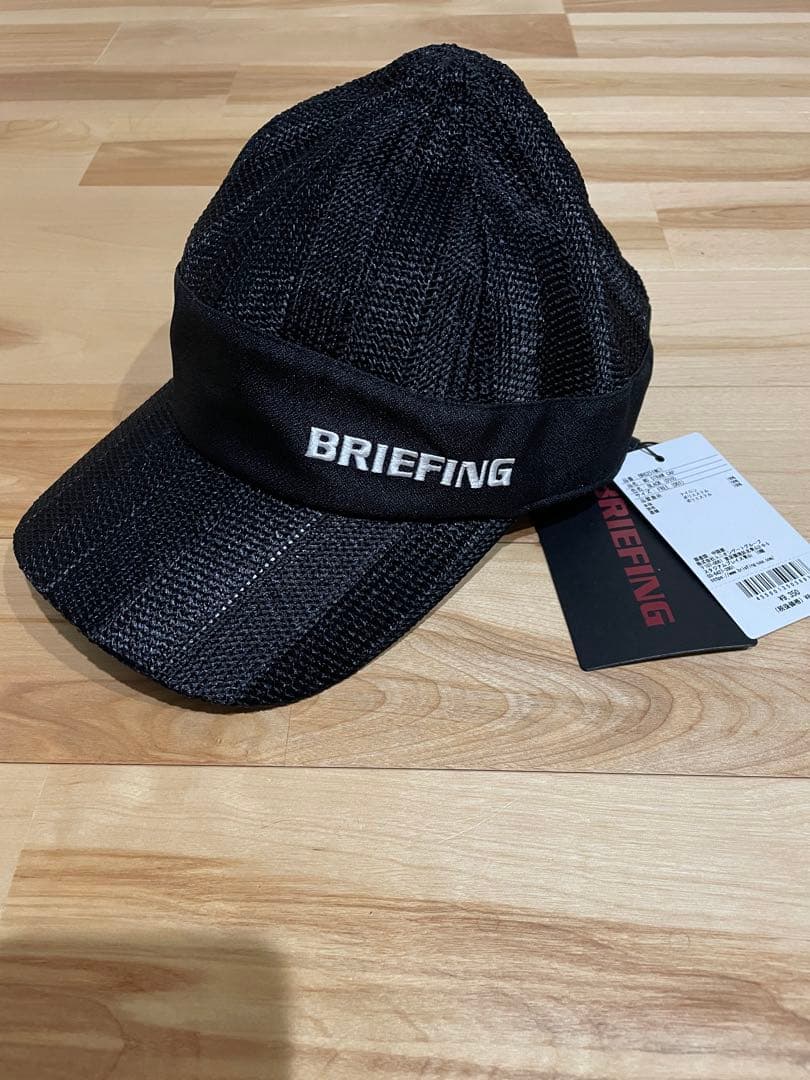 ブリーフィング BRIEFING MEN’S STRAW CAP ブラック