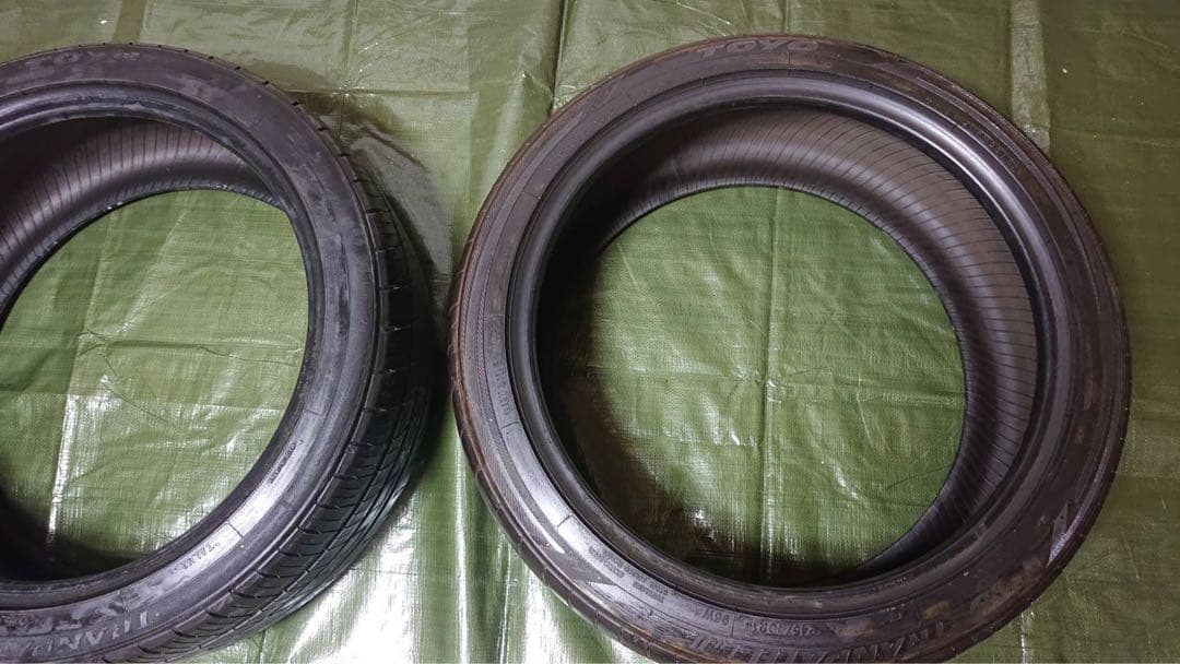 19インチ タイヤ 245/40R19 2本 トーヨー バリ山 送料込価 要相談