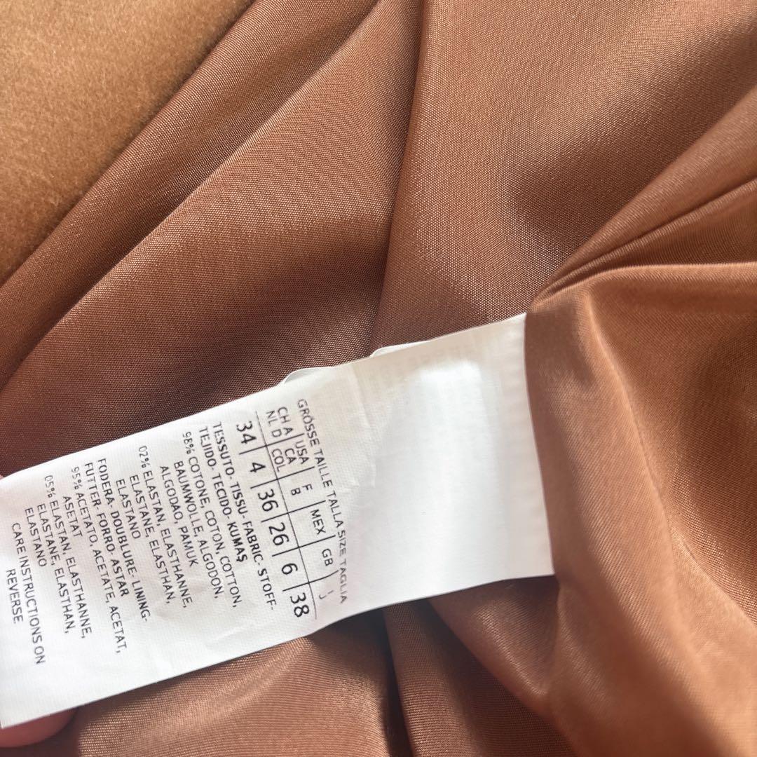 [MaxMara]ベロアブラウン テーラードジャケット