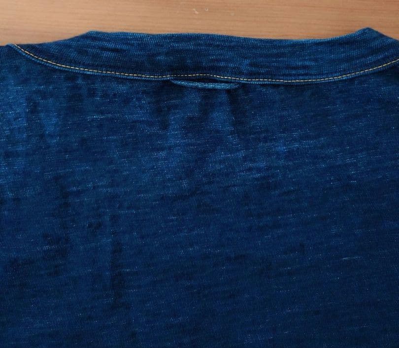 45R 天竺の四角Tシャツ インディゴ
