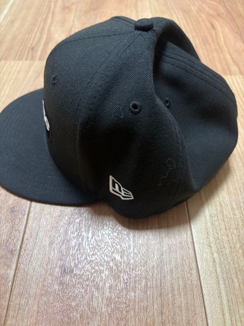 Supreme NEW ERA ブラック ベースボールキャップ