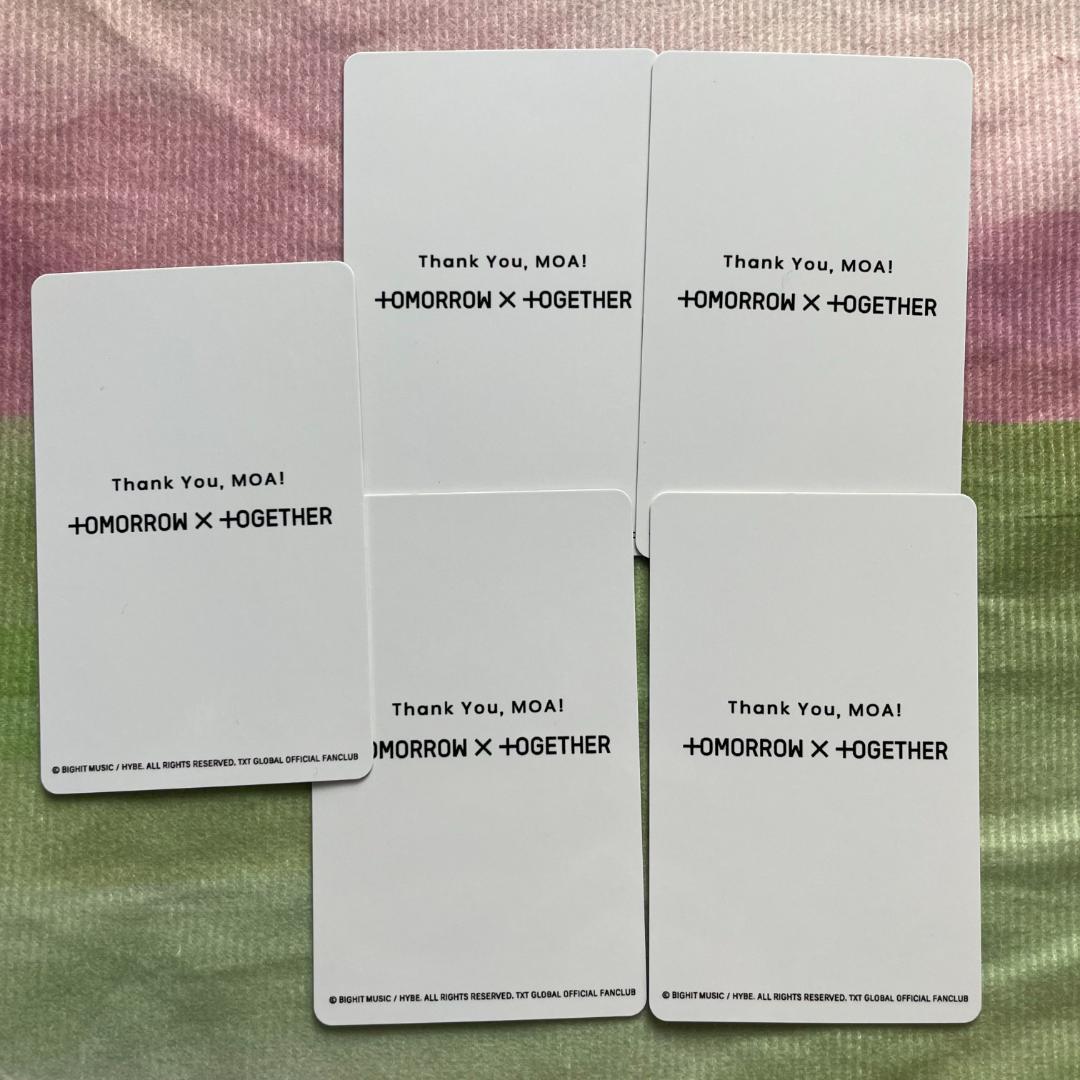 TXT 会員限定 当選 5枚 FC アンケート トレカ 2021