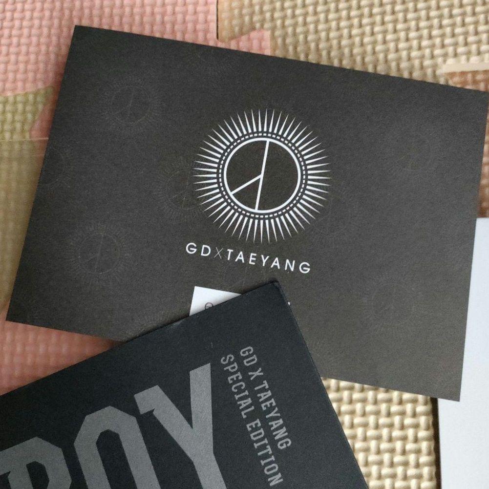 GD × TAEYANG GOOD BOY 韓国盤CD 写真集付 ジヨン テヤン