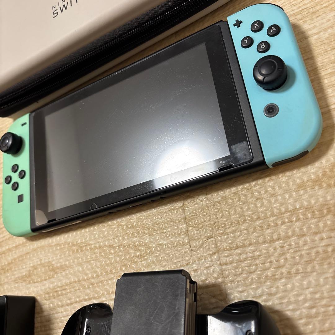 Nintendo Switch 本体と付属品　どうぶつの森デザイン