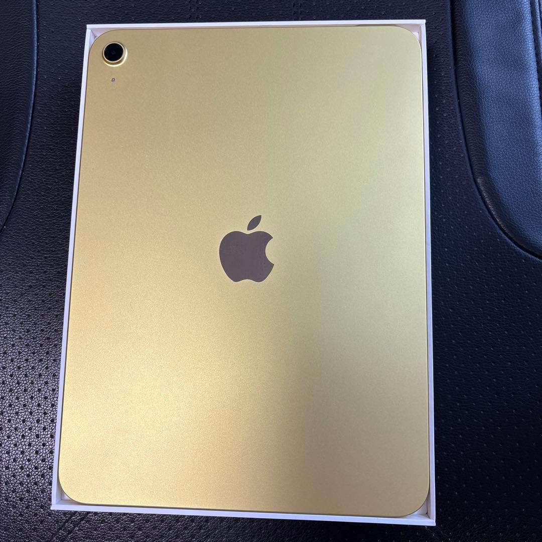 iPad 第11世代 イエロー本体 ケースフィルム付き