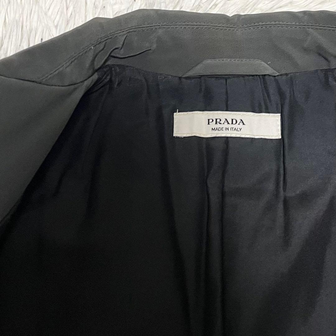 PRADA ジャケット　コート　レディース　カーキ