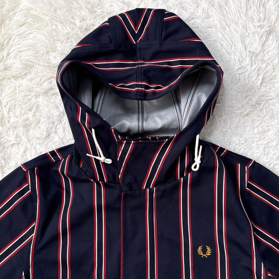 ✨美品・藤井フミヤ✨フレッドペリー　ショートモッズパーカー　コート　ネイビー　M