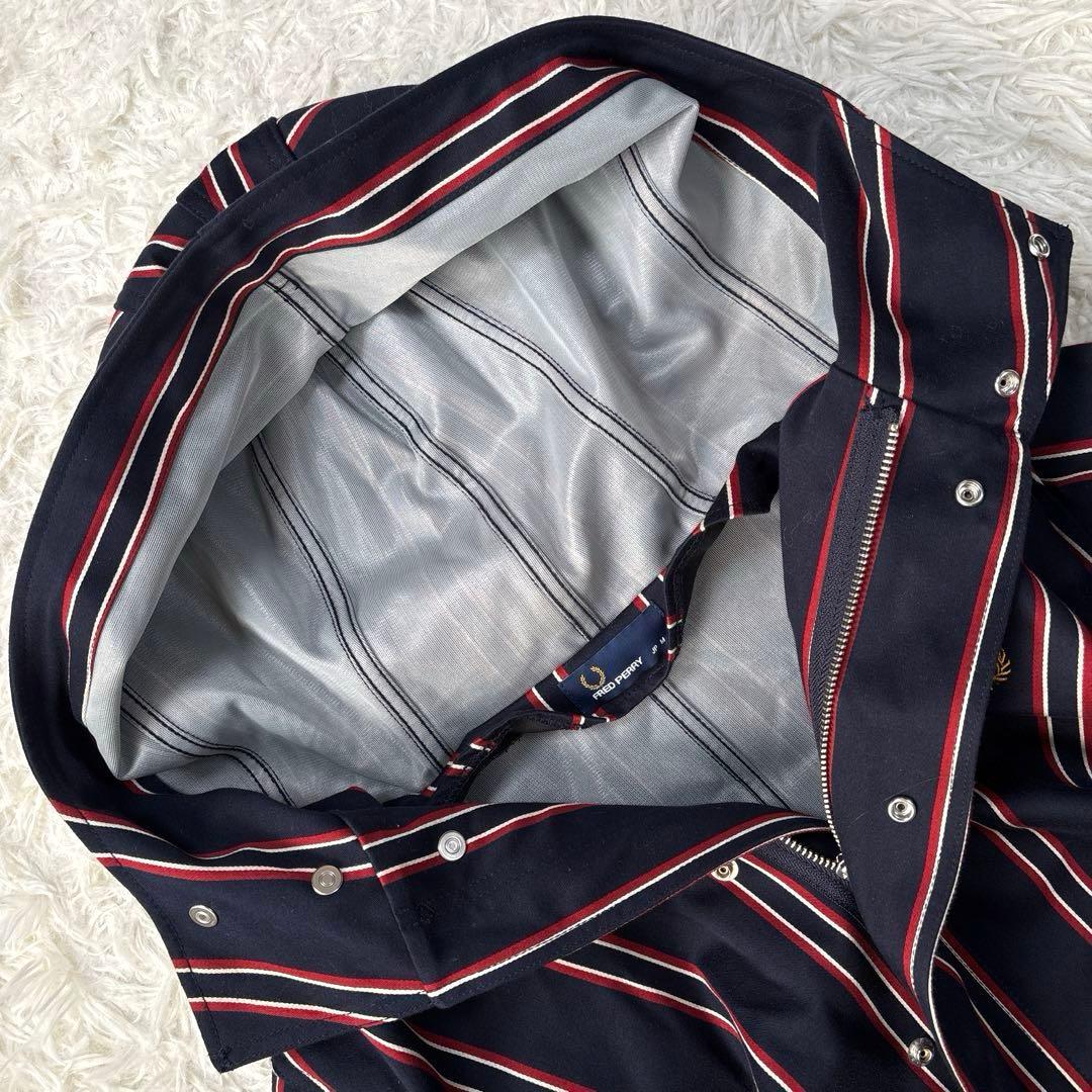 ✨美品・藤井フミヤ✨フレッドペリー　ショートモッズパーカー　コート　ネイビー　M
