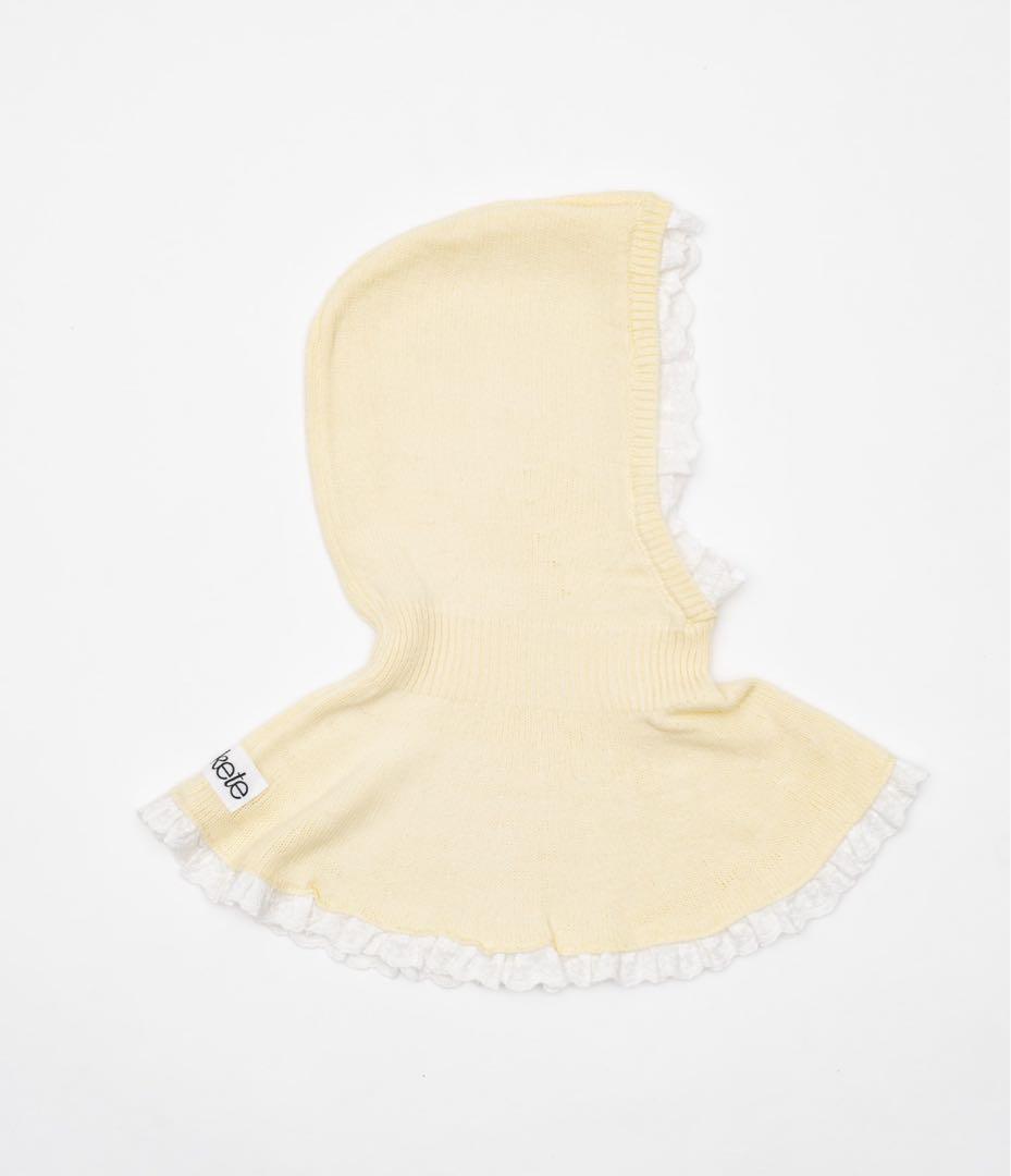cotton lace frill balaclava バラクラバ つけ襟