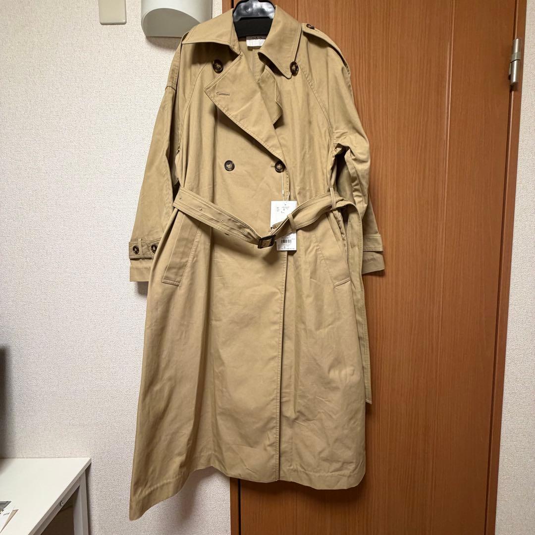 新品 Mila Owen 撥水オーバーサイズトレンチコート
