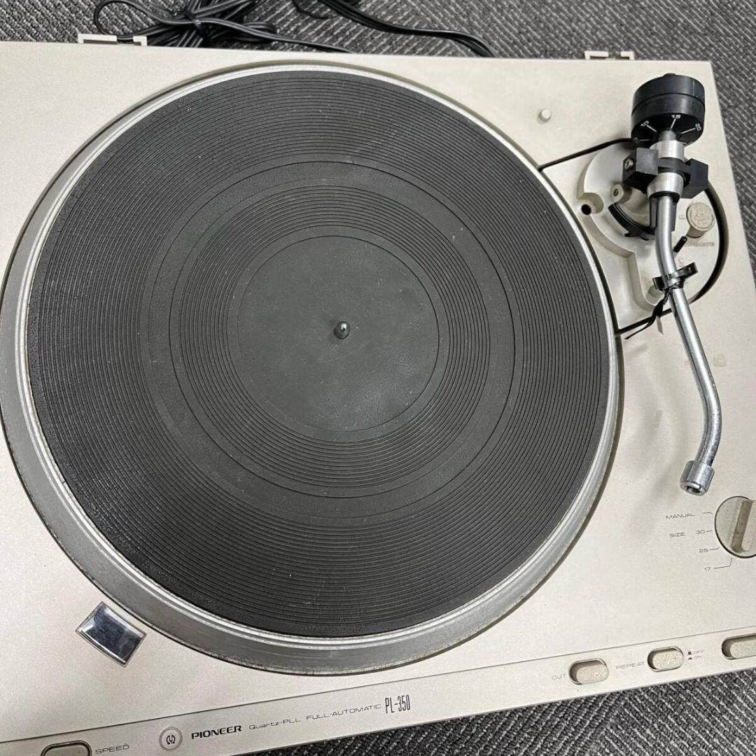 【美品】⭐️PIONEER フルオート レコードプレーヤー　PL-350