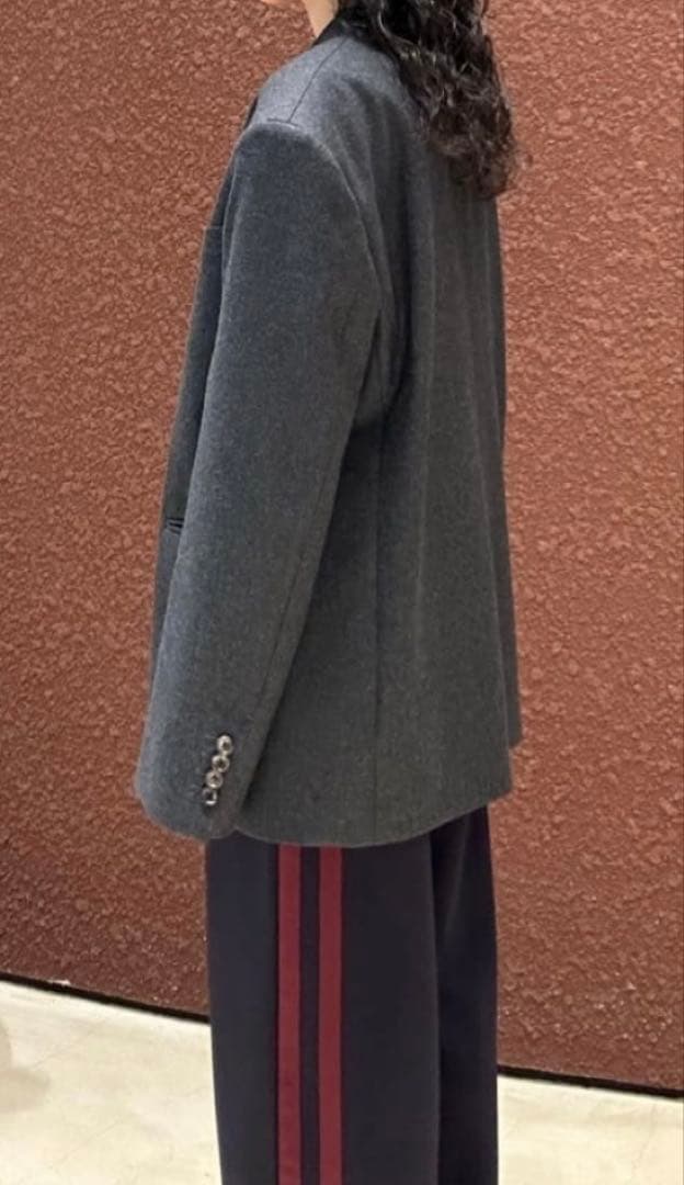 【新品】＜6(ROKU)＞フラノ グレー ジャケット