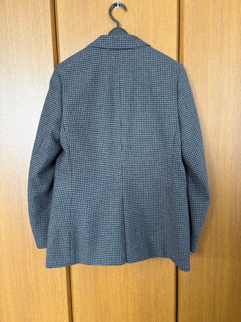 UNIQLO:C グレー系チェック柄テーラードジャケット