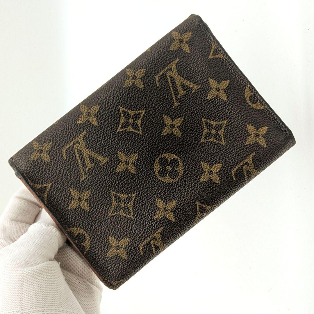 ルイヴィトン モノグラム エテュイパピエ 三つ折り 財布 B41