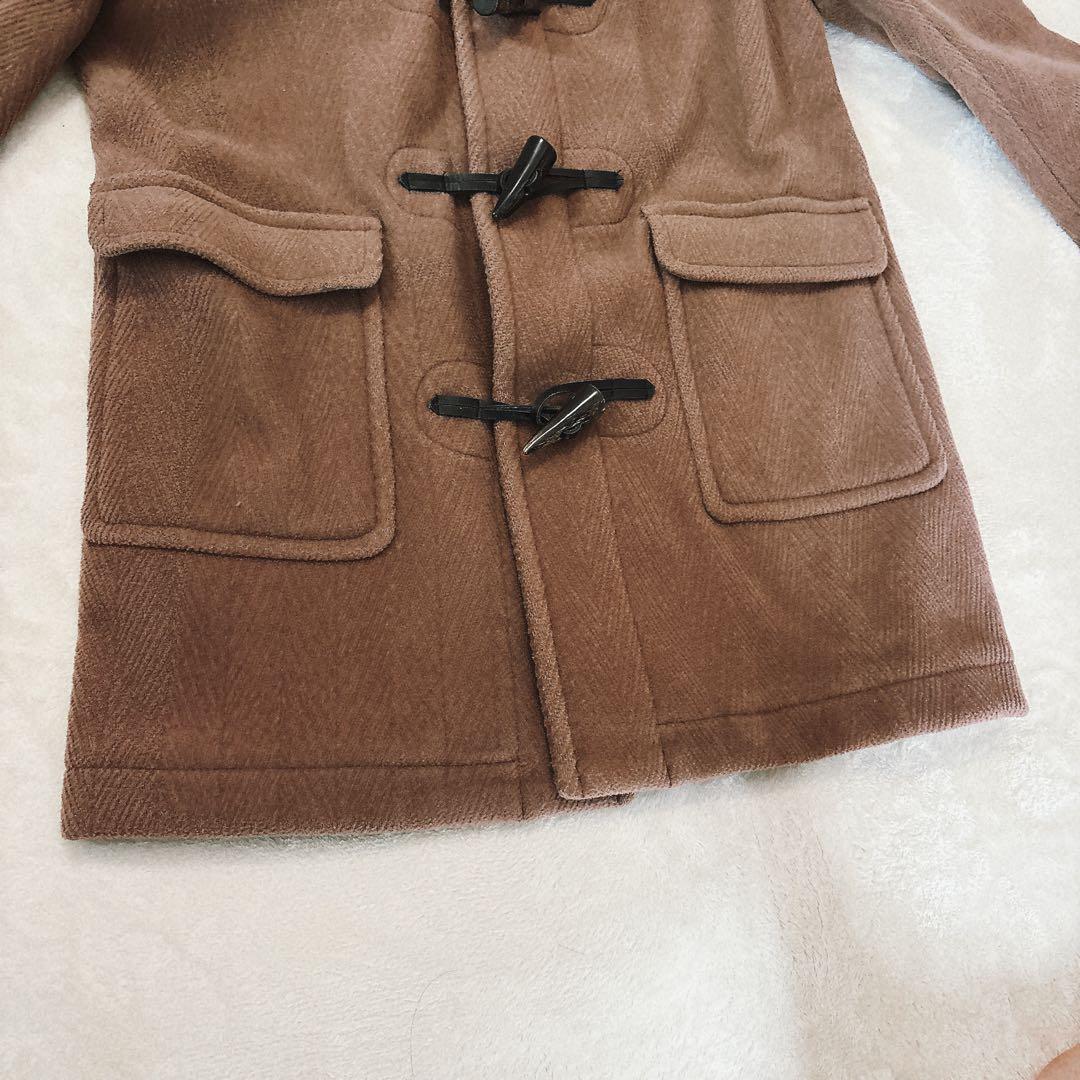 美品　SHIPS ダッフルコート vallombrosa ヘリンボーン　M
