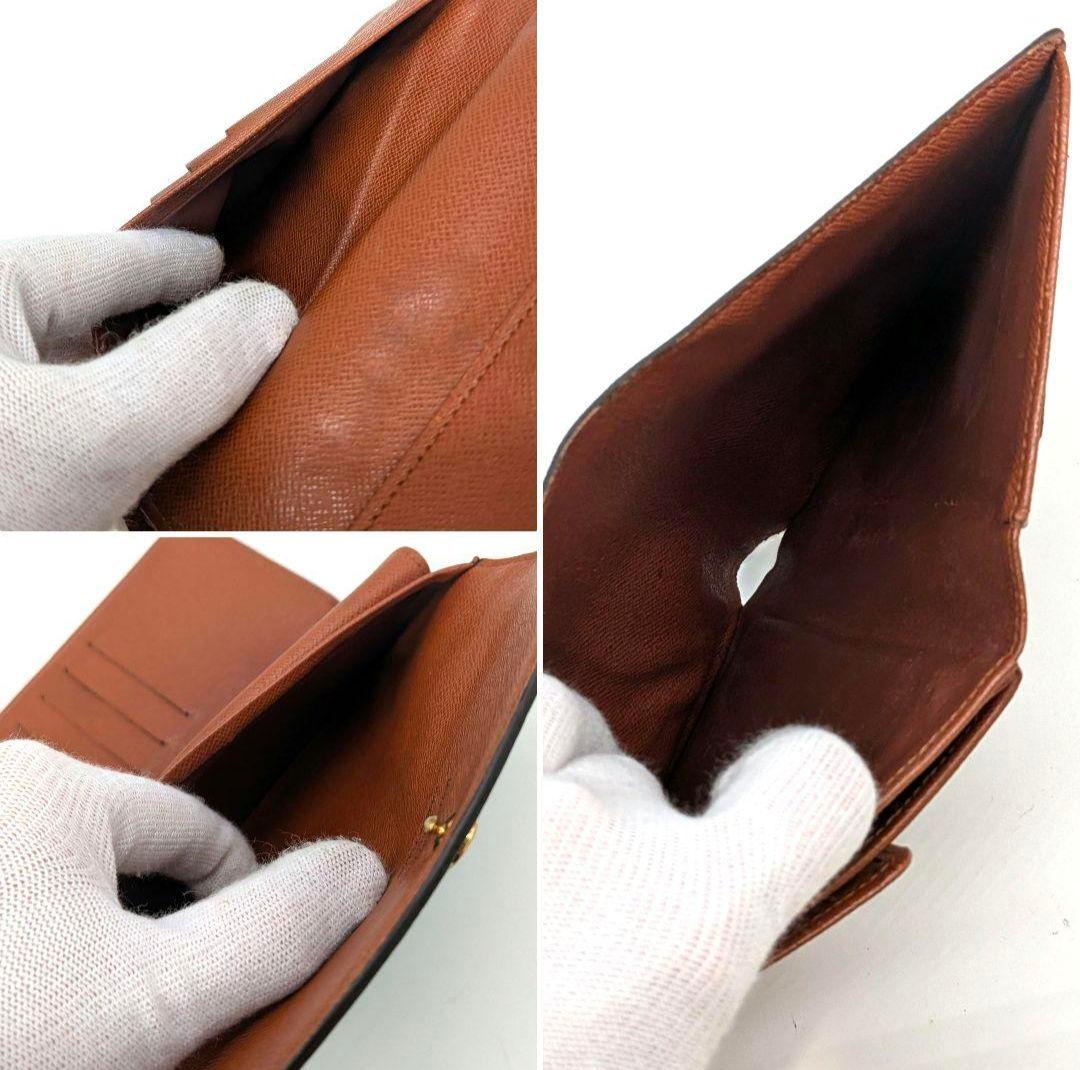 ルイヴィトン モノグラム エテュイ パピエ 三つ折り財布 A44