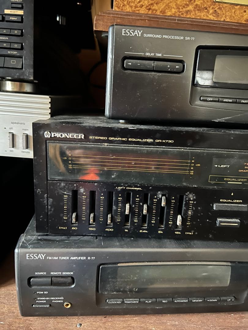 LUXMAN Victor Pioneerなど大量のアンプとスピーカー