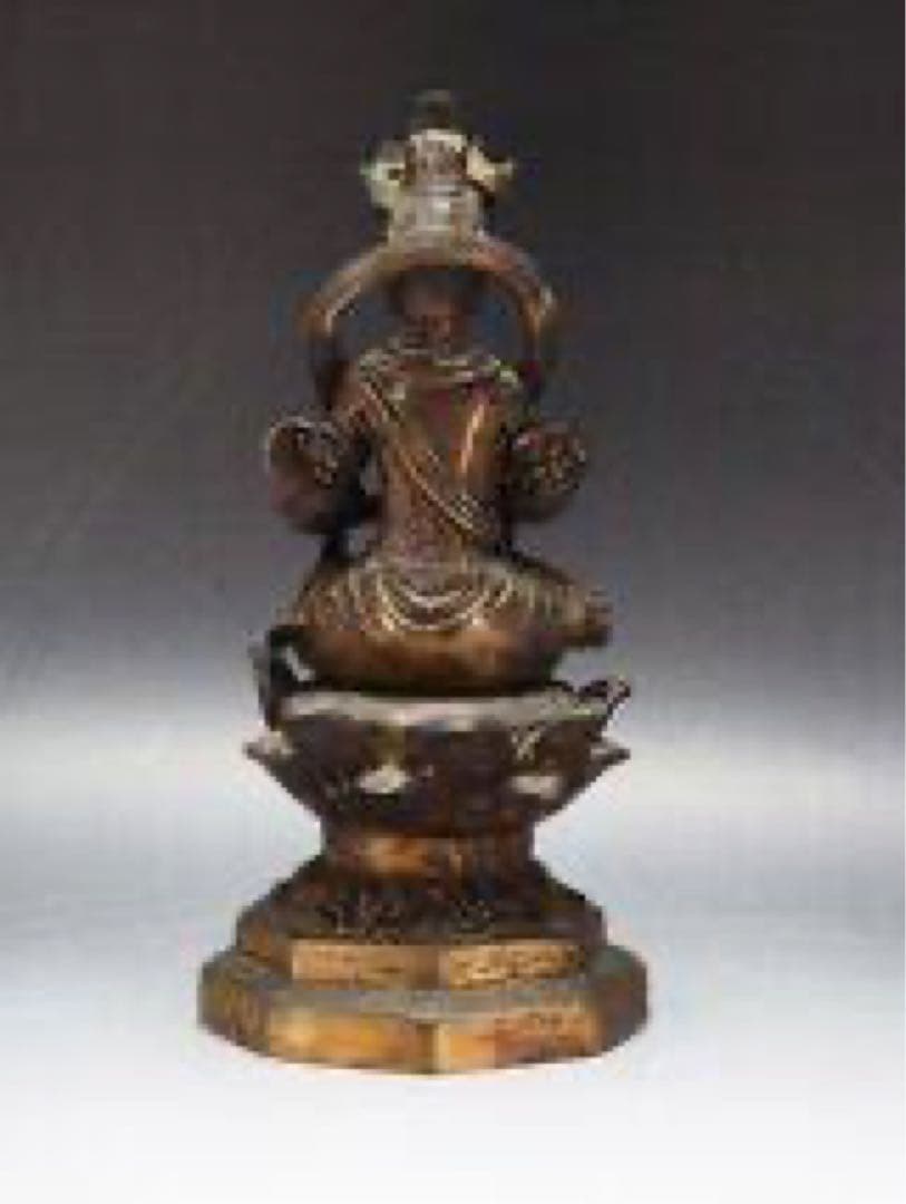時代仏教美術　大日如来像　唐銅 銅器 彫刻 仏像 仏具 観音菩薩 文殊菩薩