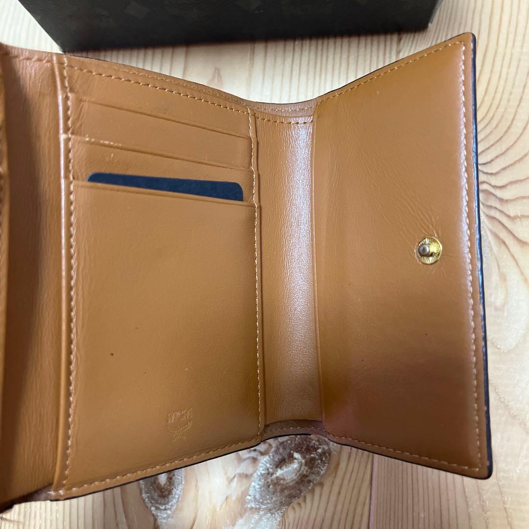 【箱無し価格】【即日発送】【付属品完備】MCM　財布　三つ折り