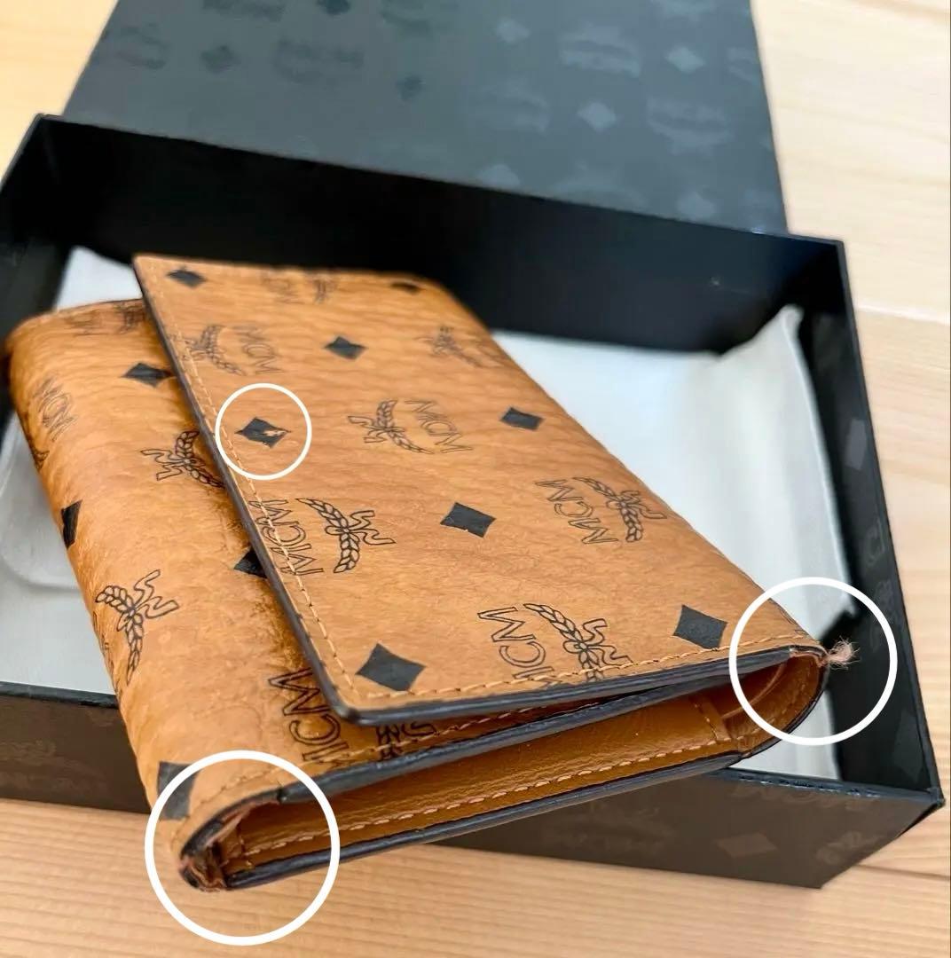 【箱無し価格】【即日発送】【付属品完備】MCM　財布　三つ折り