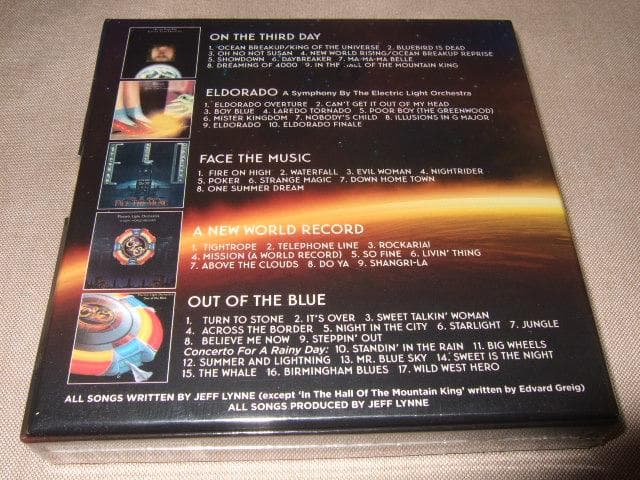 ELECTRIC LIGHT ORCHESTRA,新品未開封,5CD,ジェフリン