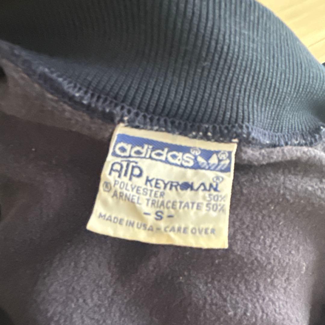 adidas ネイビー トラックジャージ ATP S 70-80s ヴィンテージ