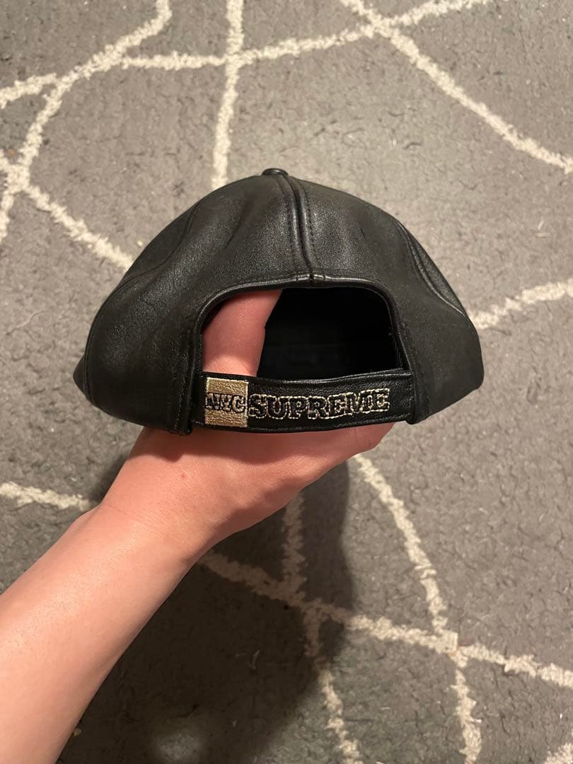 Supreme New Yorkキャップ 黒