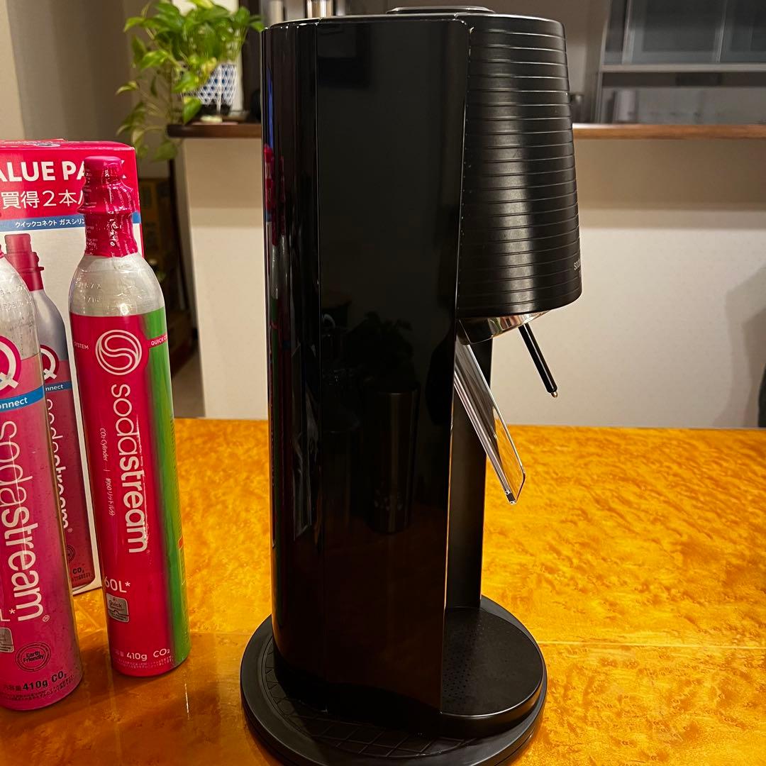 SodaStreamソーダストリームTERRA シリンダー2本　未使用ボトル1本