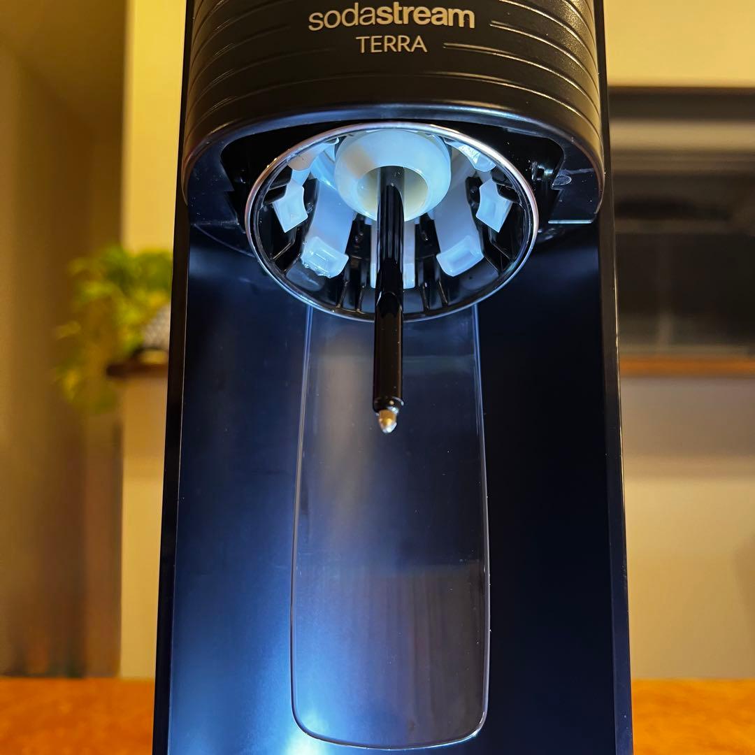 SodaStreamソーダストリームTERRA シリンダー2本　未使用ボトル1本