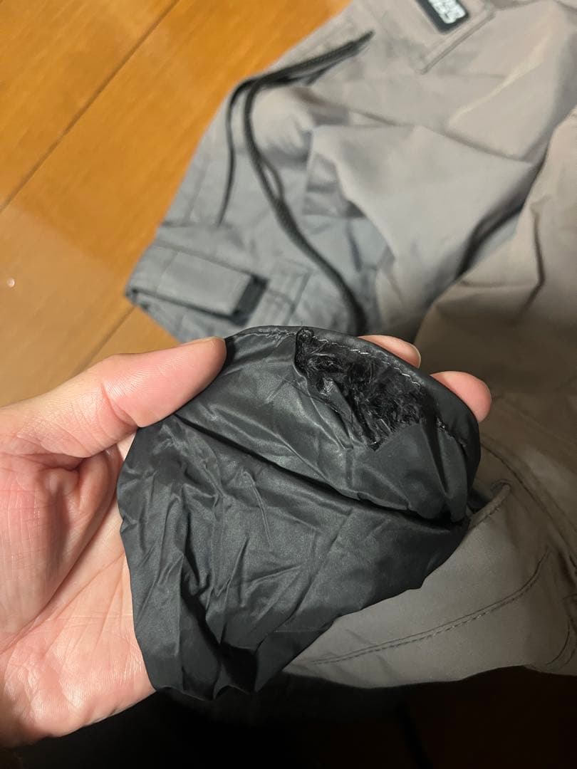 Calm カーム　パンツ　Lサイズ　グレー　ワイド　ルーズ