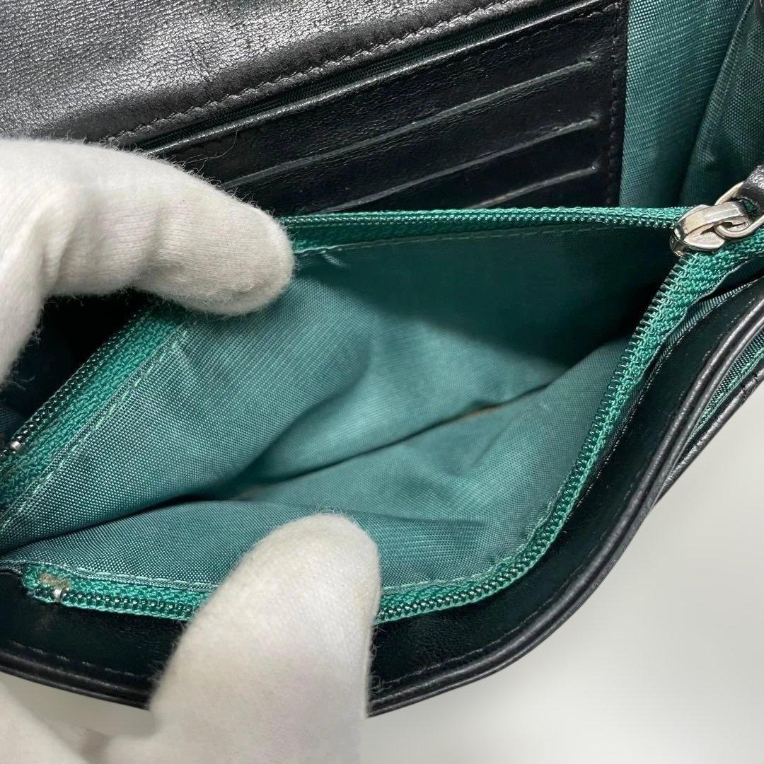 CHANEL　ニューヨーク限定　マトラッセ　二つ折り財布　シリアルシール有