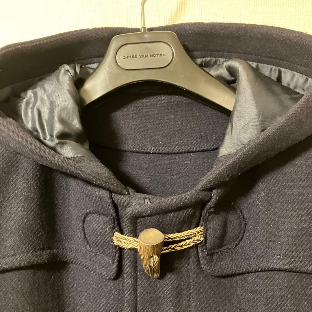 PAUL&JOEウールカルゼダッフルコートネイビー46サイズ