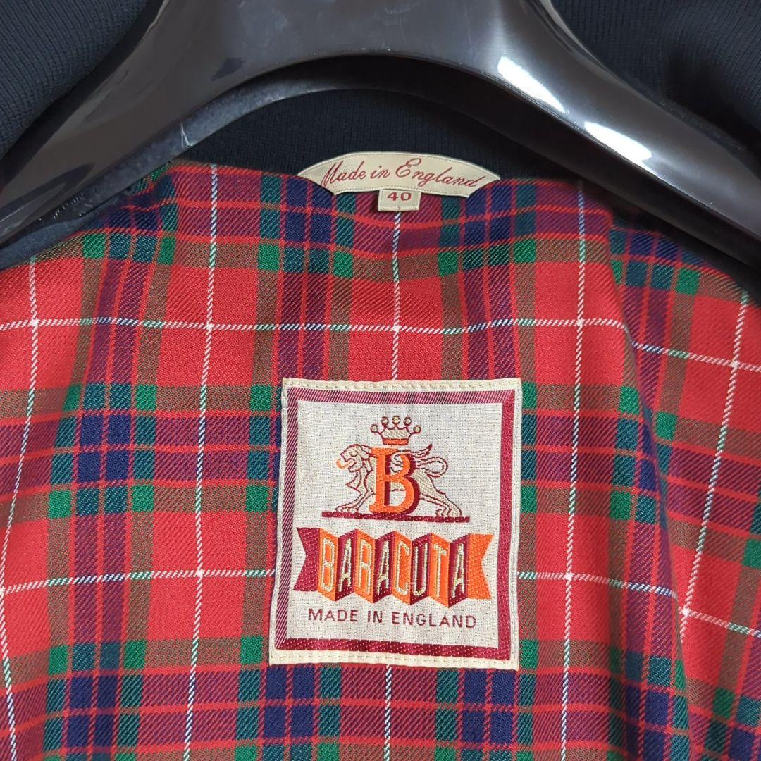 BARACUTA 40 英国製 G-9 ハリントンジャケット ネイビー綿100%