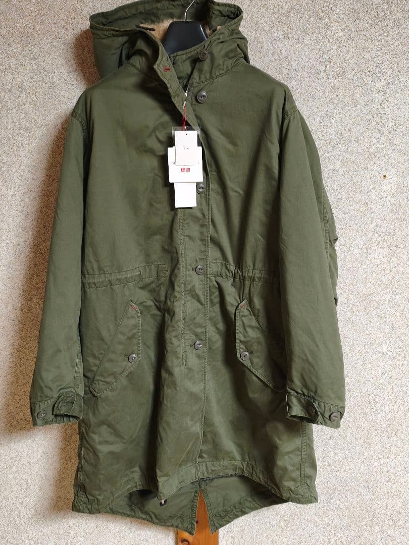 ユニクロ × イネス モッズコート XL 未使用 カーキ