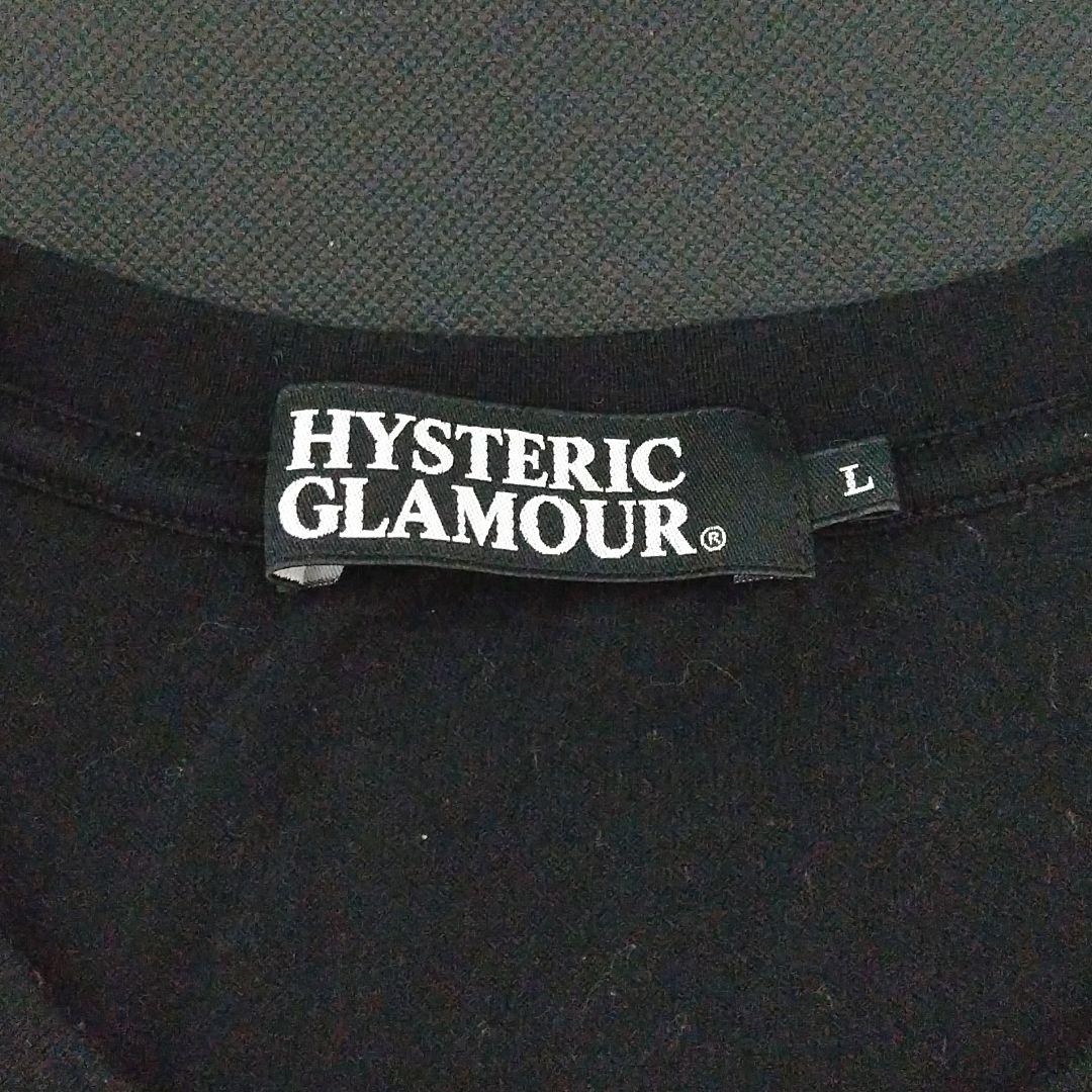 美品　HYSTERIC GLAMOUR Tシャツ　ブラック　Lサイズ　ヒスガール