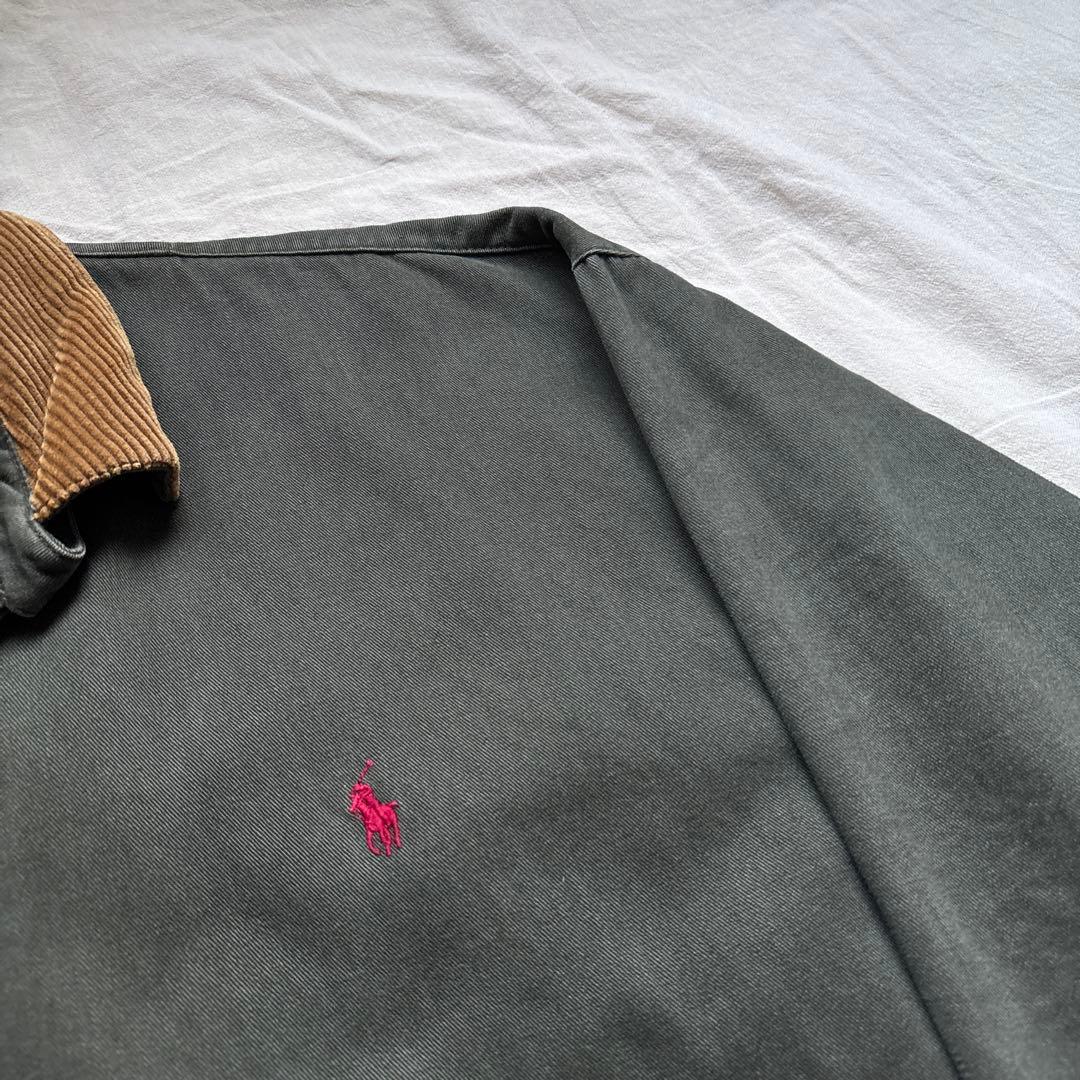 【90s】Ralph Lauren 襟 コーデュロイ スウィングトップ フェード