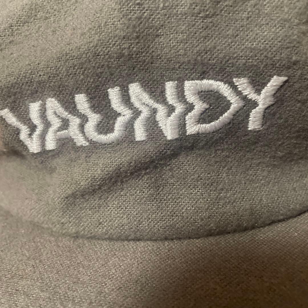 バウンディVAUNDY 帽子 色グレー×オレンジ