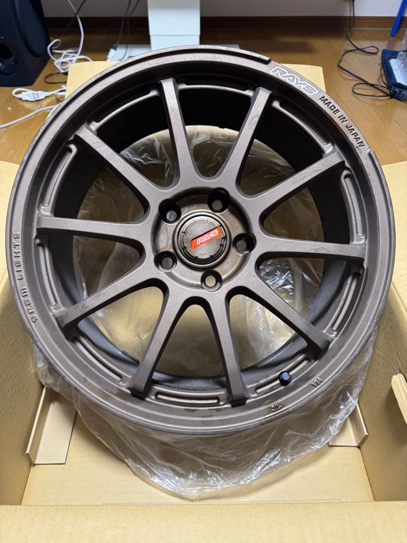 RAYS グラムライツ 18インチ 57NR ホイールとマックガードのみ